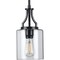 Progress Lighting Lassiter Collection Black One-Light Mini-Pendant P500208-031 - alternate 1